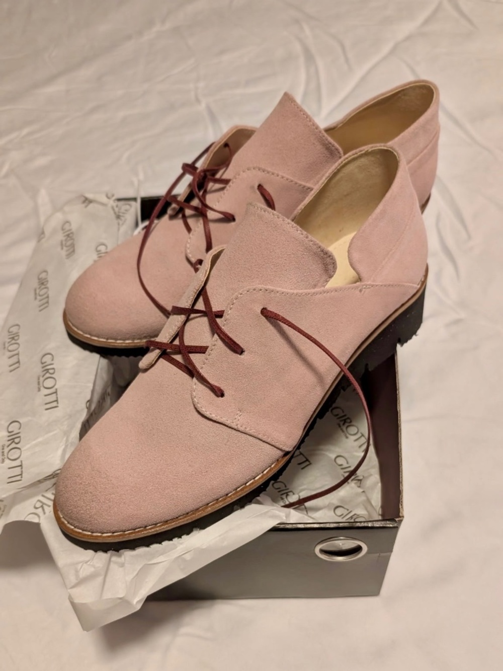 Girotti custom Italian suede loafers